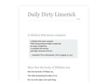 Tablet Screenshot of dirtylimerick.com